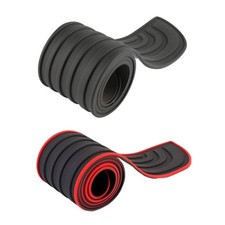 Universally Protector Rear Bumper Guard Rubber Mouldings Pad Trim Cover Strips