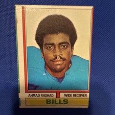 1974-75 Ahmad Rashad Topps #105 Rookie Buffalo Bills RC VG/EX.