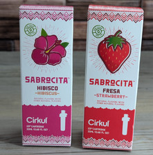 Cirkul Flavor Sip Cartridge x2 Lot Sabrocita Hibisco Hibiscus Fresa Strawberry