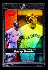 Barry Bonds RARE REFRACTOR PRIZM INVESTMENT CARD San Francisco Giants SP