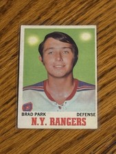 1970-71 Opeechee Brad Park Rookie Card RC. rookie card picture