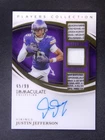 2025 Panini Immaculate Justin Jefferson Players Collection Patch Auto /99