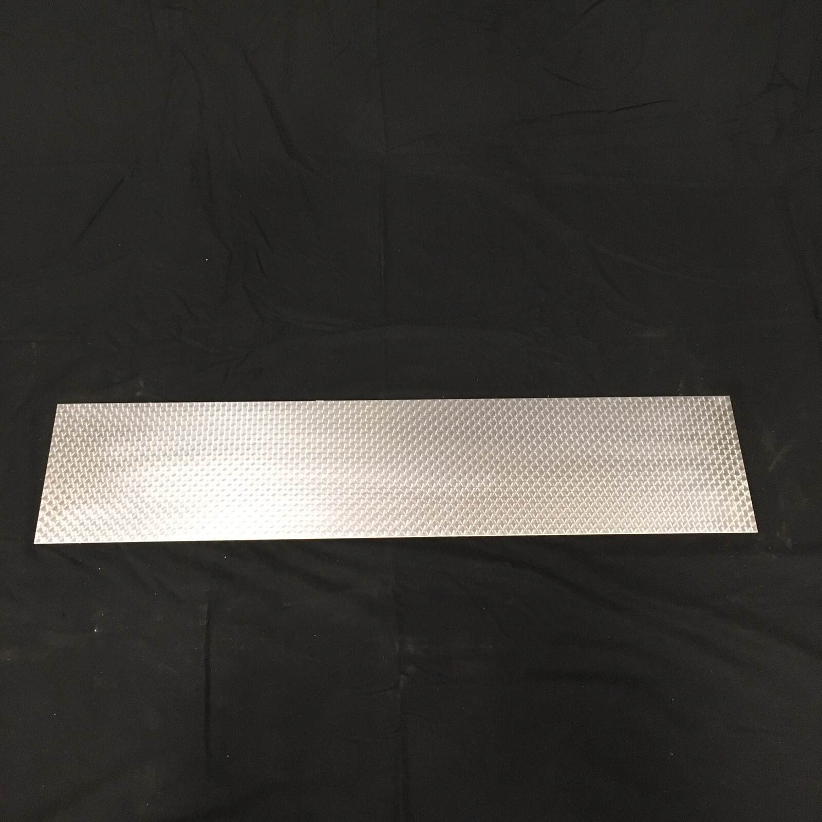 6" x 31" Engine Turned Aluminum Sheet Metal Panel Swirled Dash Guage