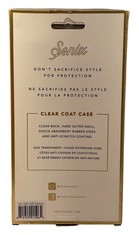 Sonix Clear Coat Case for iPhone 6 Plus, Indigo Floral - Image 2 of 4