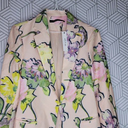 Ark & Co Floral Print Blazer Sz Small - Picture 6 of 16