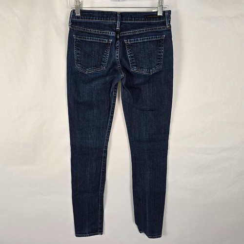Citizens of Humanity Jeans Women's 26 Blue Avedon Low Rise Skinny Dark Wash - Picture 4 of 21
