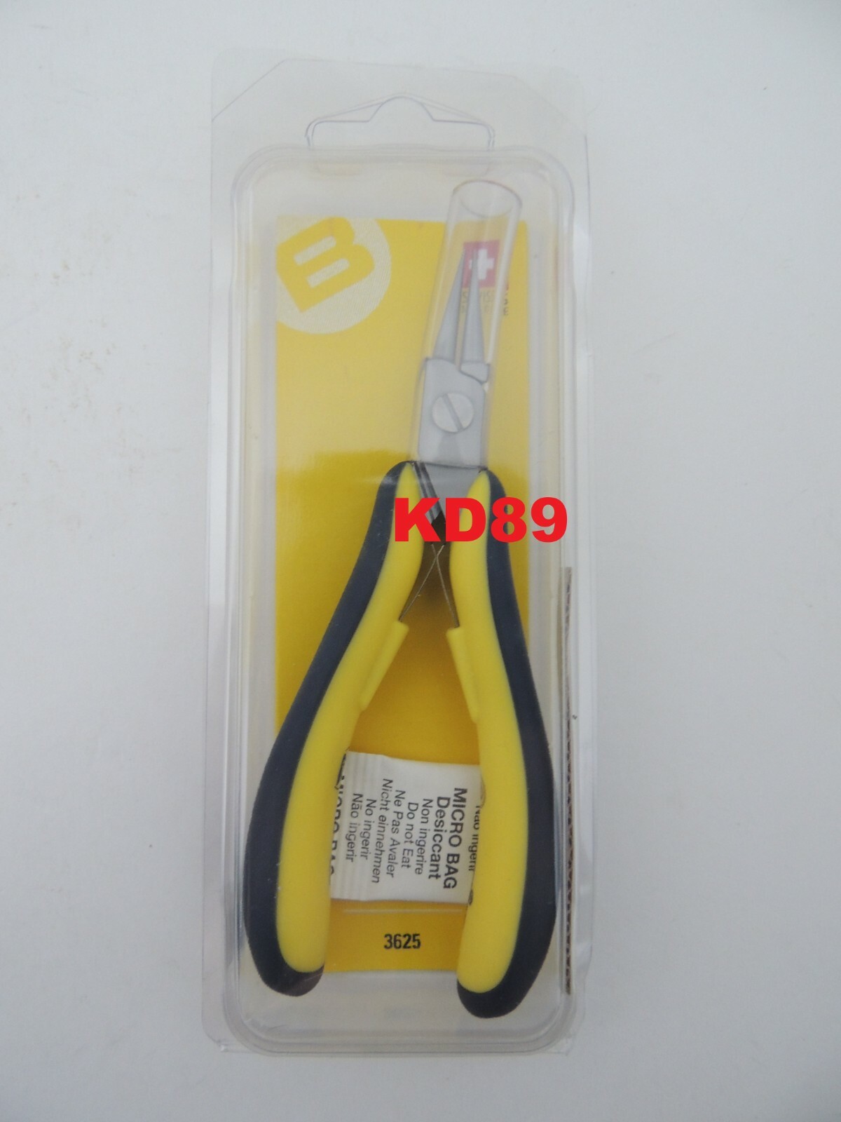 Bergeon 3625 pince horloger bec rond lisse outillage suisse
