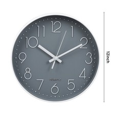 Modern 12inch Home Wood MDF PP Wall Clock Living Room Study Bed room Decor