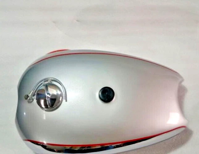 Tanque de gasolina Fit BSA Gold Star Scrambles Catalina 2 galones pintado y cromado + insignias Foto 3 de 4