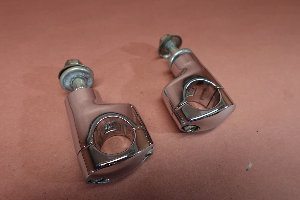 Harley Davidson Heritage Softail 2001-2006 manillar elevador soporte abrazadera montaje Foto 4 de 4