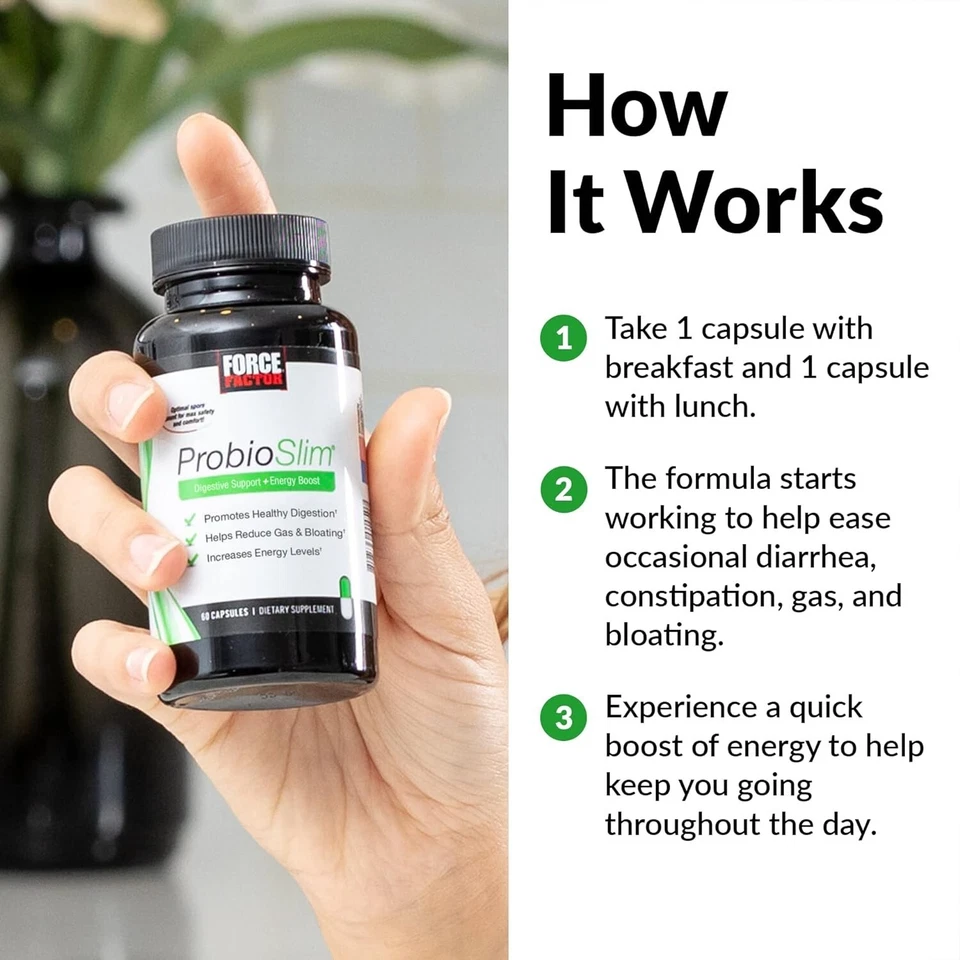 ProbioSlim 9130001 60 Cápsulas Suplemento Probiótico Foto 4 de 4