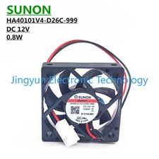 SUNON HA40101V4-D26C-999 4010 4CM 12V 0.8W 2-pin magnetic suspension silent fan