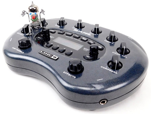 Line 6 Bass Pod XT Bass Amp Modeler Effects + Top Zustand+ OVP + 1,5 J Garantie - Picture 4 of 10