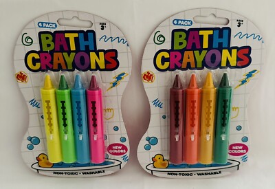 Bath Crayons 8-count  FUN BATH TIME