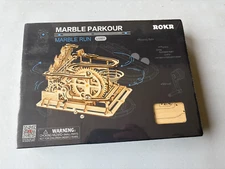 ROKR Marble PARKOUR Marble Run Coaster Wooden Puzzle Toy Set SEALED NEW