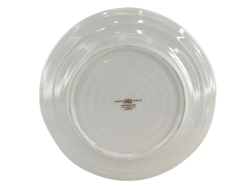 Portmeirion Sophie Conran White Swirl Pranzo Insalata 8" Piatti Set di 2 Pezzi - Foto 6 di 8