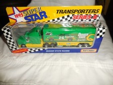Matchbox Super Stars Transporters 1995 Quaker State Racing NIB