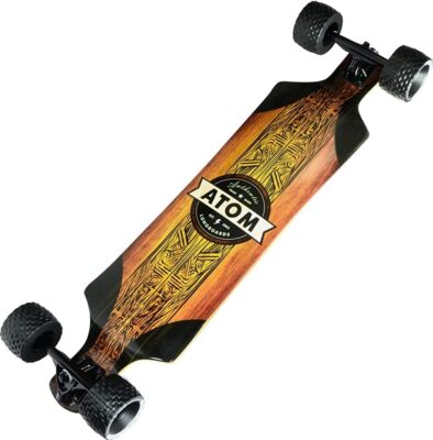 Atom Longboards Atom All-Terrain Longboard 39'' Woody Maple Wood Width 10 Inches