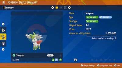 Shaymin (Land Forme) • Competitive • 6IVs • Level 100 • Online