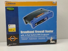 LINKSYS- BEFSX41 -EtherFast Cable/DSL Firewall Router-4-Port Switch/VPN W/ Cable