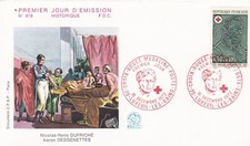 FRANCE 1972 FDC CROIX ROUGE YT 1735