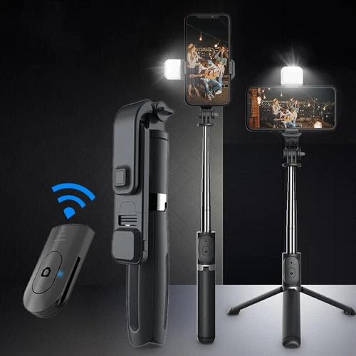 Bluetooth Selfie Stick Stativ für Smartphone iPhone 16 15 14 13 Pro Max, Samsung - Bild 2 von 15
