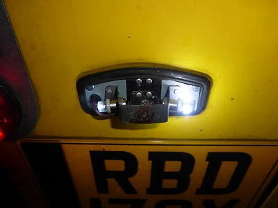 LED Bulbs for Land Rover Series 2 2a 3 Vintage Lucas 467 Rear Numberplate Light - Image 1 of 3