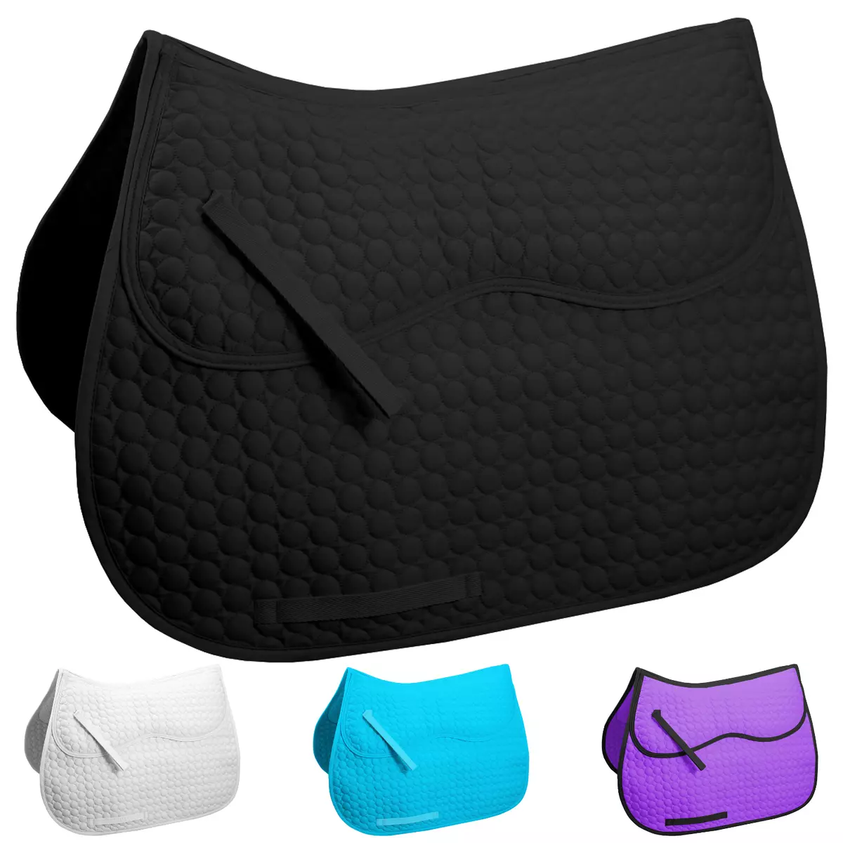 Derby Originals Comfort All Purpose English Saddle Pad w Removable Memory Foam