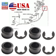 4X Automatic Transmission Shift Shifter Cable Bushing For Toyota Corolla Matrix；