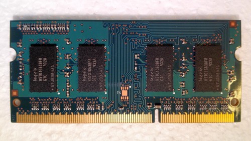 Hynix 1GB SO-DIMM DDR3 1066MHz, PC3-8500S, RAM 204-PIN, Memory Modul - Afbeelding 2 van 2