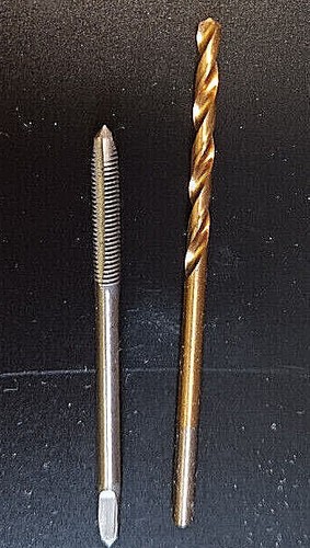 M5 Gewindebohrer /*10er-SparSET* plus Titan-Vorbohrer 4,2mm HSS-Gewindeschneider - 第 4/6 張圖片
