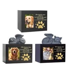 Keepsakes Box Ashes Container For Pet Remembrances Memorial Urn for Cats