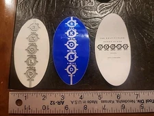 Skold Debut CD Album Release promo STICKER NOS Set Of 2