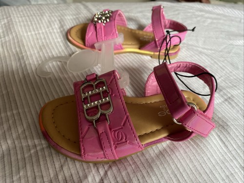 Sandalo NEBE RAGAZZE rosa iridescente strass brevettato logo cinturino alla caviglia bambino 7 - Foto 5 di 24