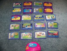 Lot 20 Leap Frog Leapster Game Cartridges Star Wars, Tangled, Toy Story, Etc