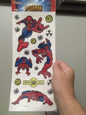 SandyLion SPIDER-MAN 2004 MARVEL Sticker  1 sheet equals 17 Stickers
