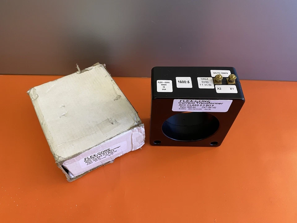 Flex-Core Current Transformer Ratio 1600:5A 600V 50-400Hz 195-162 - Image 2 of 4