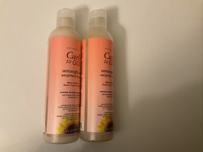 Jane Carter Solution Curls To Go! Untangle Me Weightless Leave-In 8 Oz 2-Pack