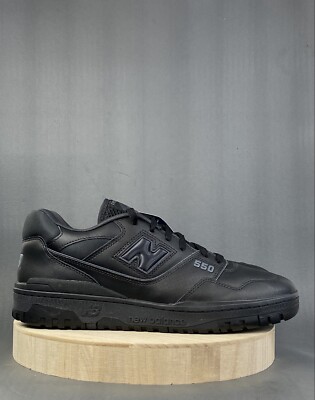 Size 13- New Balance 550 Triple Black