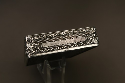 Antique Austrian Silver Box Case with Gilt Interior 19th Century - Picture 7 of 24
