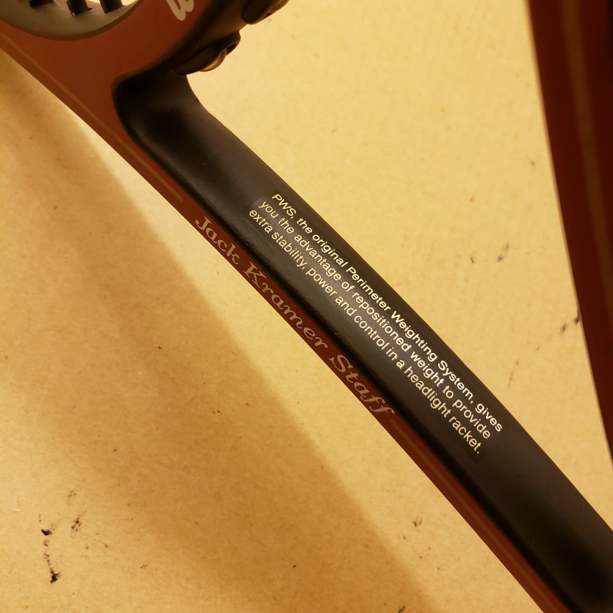 USA製 WILSON Jack Kramer Staff MID 中古品 USA製 WILSON Jack Kramer Staff MID 中古品 USA製 WILSON Jack
