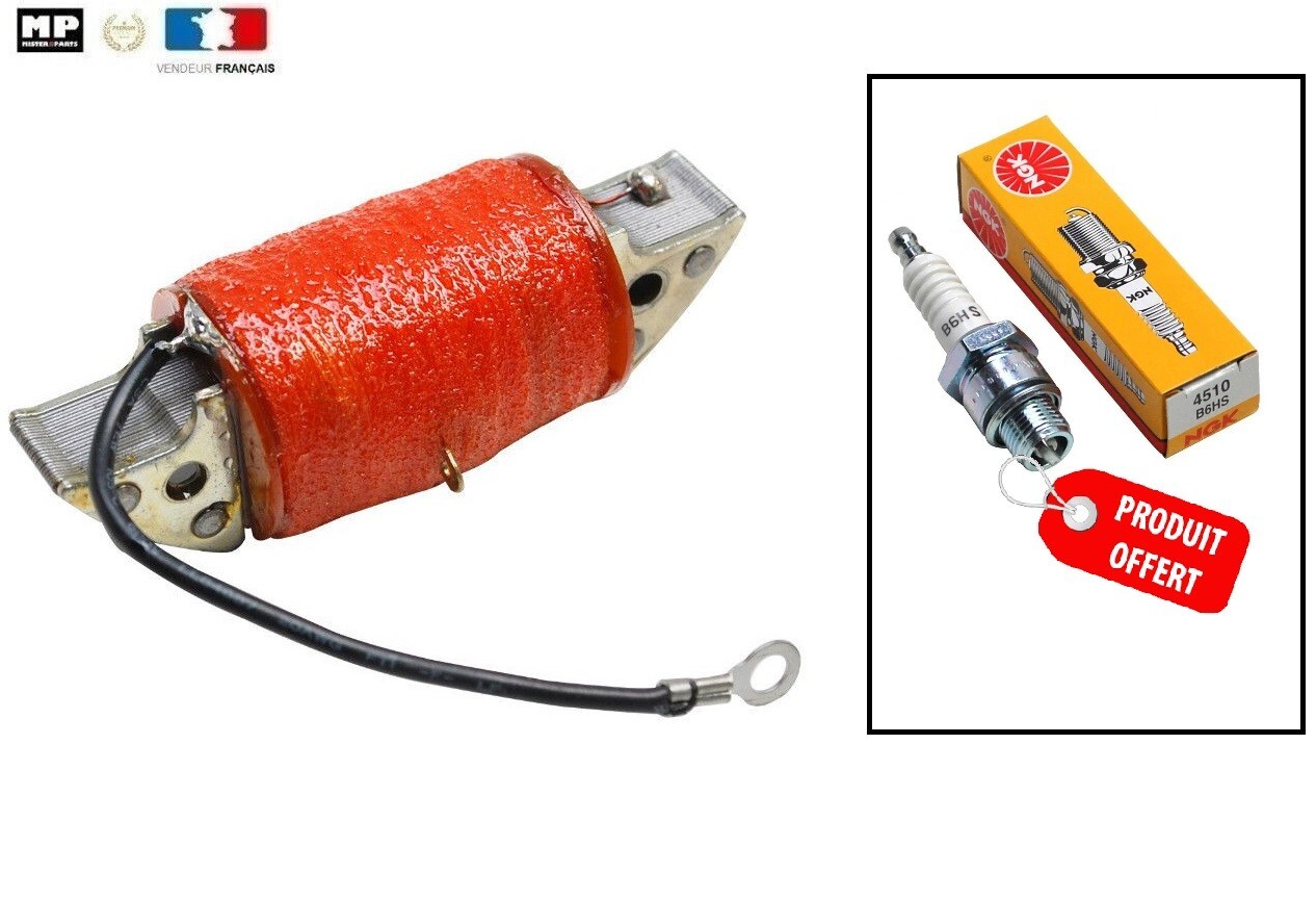 Bobine allumage interne Peugeot 103 résout les pannes de démarrage avec bougie R