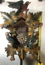 Black Forest Cuckoo Clock-Parts And Or Repair Only. Musical. Music Plays By Hand