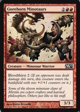 x1 Gorehorn Minotaurs - Magic 2012 (M12) - NM - MTG