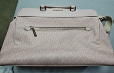 Michael Kors Light Pink Large Satchel with Detachable Strap and Gold Hardware