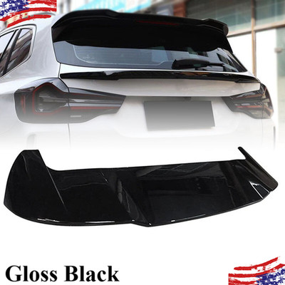 FOR BMW X3 G01 2018-2023 NON X3M GlOSS BLACK ROOF SPOILER WINDOW TRUNK WING LIP