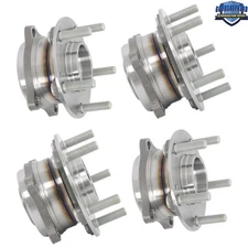 For 2007-2015 For Hyundai Santa Fe AWD 4 Pcs Front + Rear Wheel Hub Bearing kit