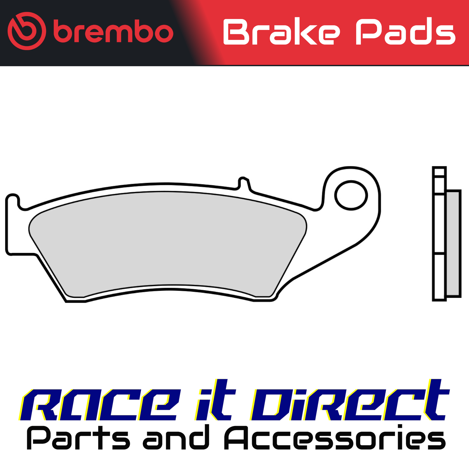 Brake Pads for KAWASAKI KX 250 2000-2008 Front Sinter Offroad Brembo