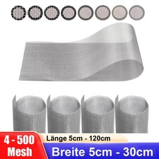 Stainless Steel Woven Wire Mesh (filter grading sheet) Metal Silk to Heavy Gauze