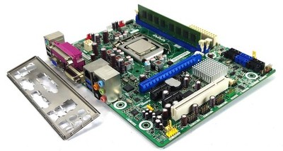 Intel Mainboard DH61BE LGA1155 mATX  + Core i3-2100 2GB RAM Blende